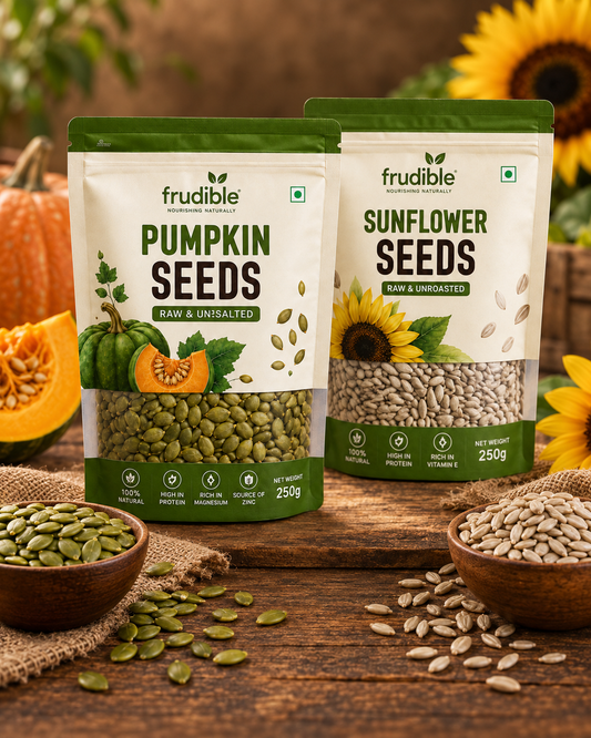 Frudible Raw Seeds Combo – Pumpkin & Sunflower Seeds, 500g